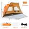 Pop Up Beach Tent 3-4 Person UV50+ Sunshade Waterproof Lightweight